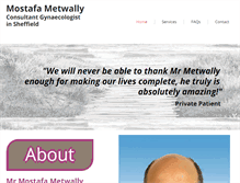 Tablet Screenshot of mostafametwally.com